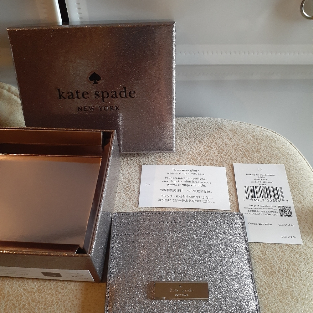 🎉4xHP🎉 *NWT* kate ♤ spade New York Slim Card Holder - Picture 8 of 9